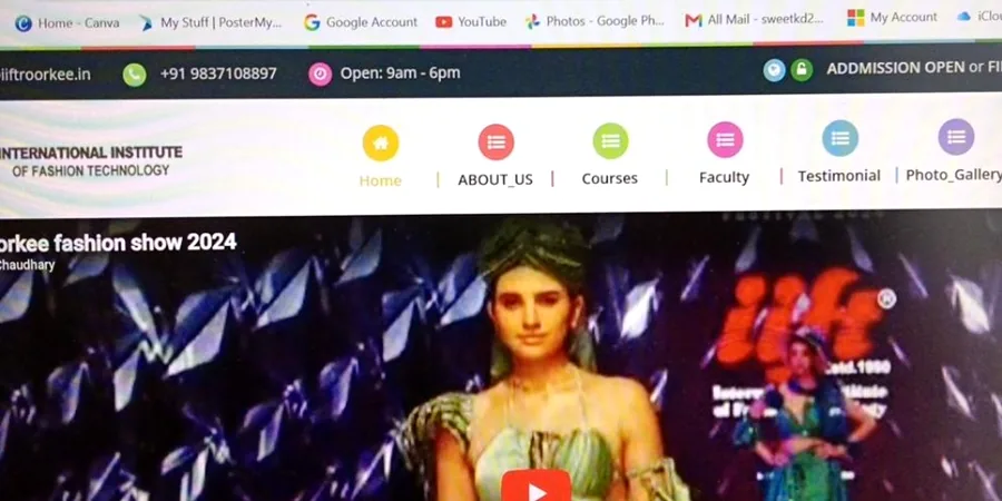 IIFT Roorkee Website Screenshot
