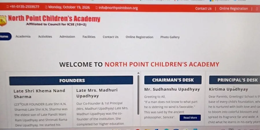 North Point Children's Academy Website Screenshot